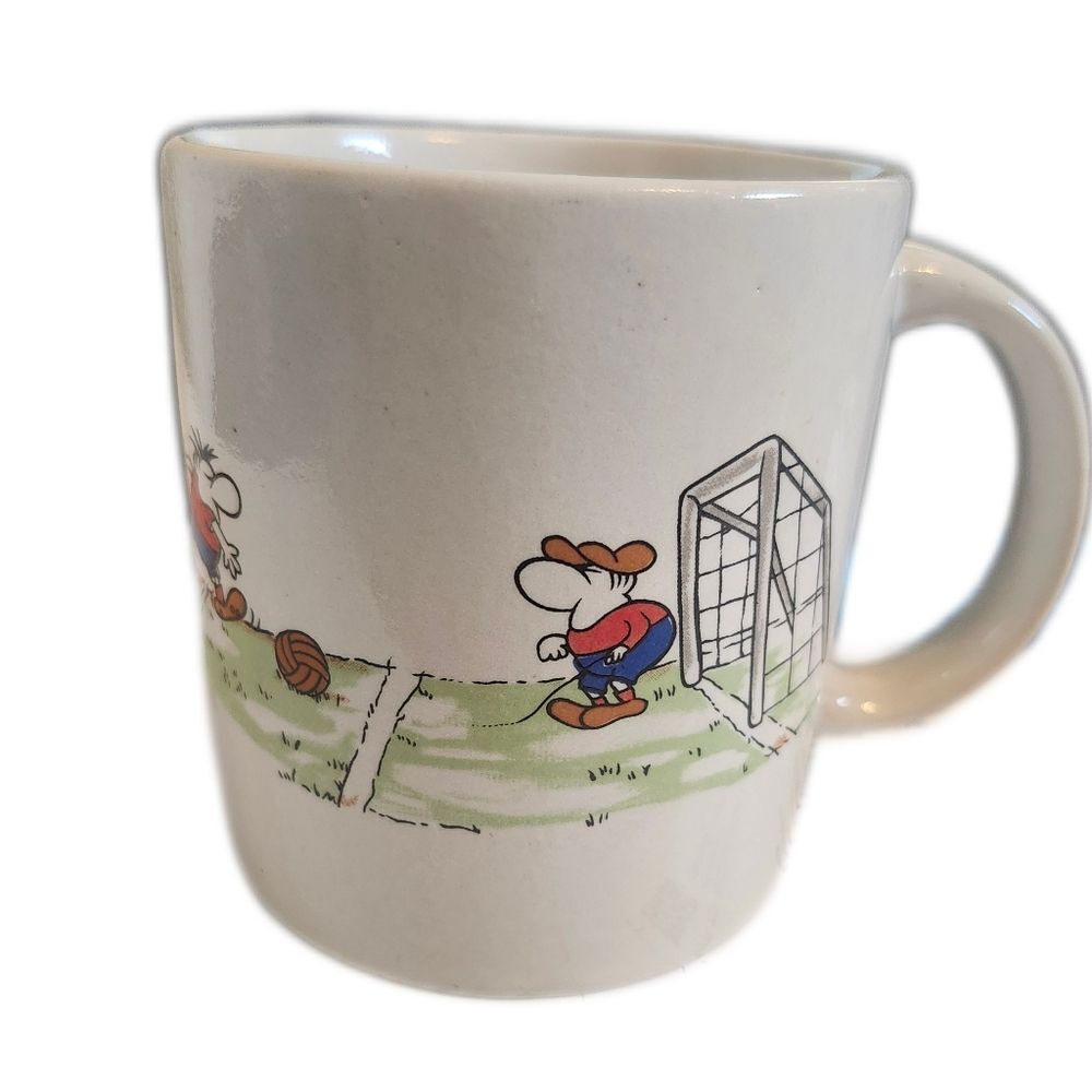 Sandra Boynton The Thrill Of Victory Los Angeles 1984 Olympics Soccer Mug